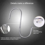 10pcs Multifunctional Stainless Steel Hooks Metal S-Shaped Hook - Image 5