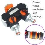 Garden Irrigation And Watering One Pass Two Faucet Water Divider - Image 4