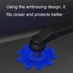 4sets Car Universal Wiper Hole Protective Cover PVC Dustproof Snowproof Wiper Pad - Image 6