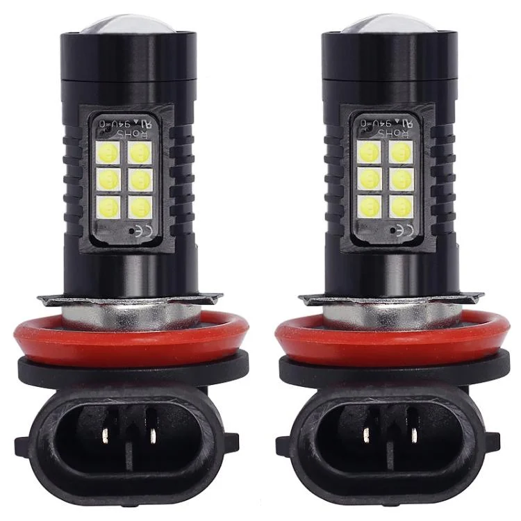 TBD0603934701A.webp 1pair Automotive High-power LED White Light Fog Lamp - Image 1