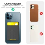 AhaStyle PT133-S Adhesive Model Mobile Phone Silicone Card Case - Image 5