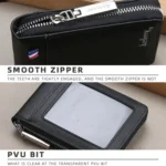 Baellerry Large-capacity Multi-card Slot Organ Card Bag Mini Zip Coin Purse - Image 6