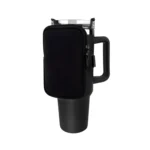 Water Cup Sided Storage Pockets With Zipper Fit For 40Oz Tumbler