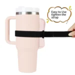 Water Cup Sided Storage Pockets With Zipper Fit For 40Oz Tumbler - Image 5