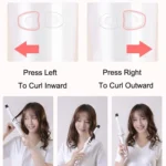 Automatic Curling Iron With Bi-Directional Rotating Ceramic Glaze Coating Hair Care - Image 5