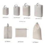 7 In 1  Compression Packing Cubes Expandable Travel Bags Luggage Organizer - Image 3