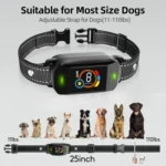 Color Screen Bark Stopper Rechargeable Waterproof Smart Dog Trainer - Image 4