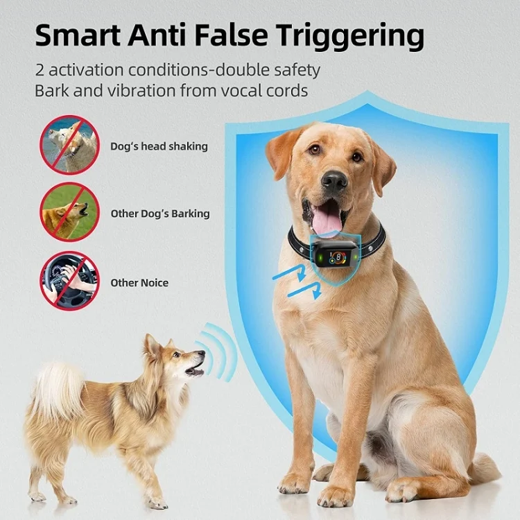 TBD06039468_B4.webp Color Screen Bark Stopper Rechargeable Waterproof Smart Dog Trainer - Image 5