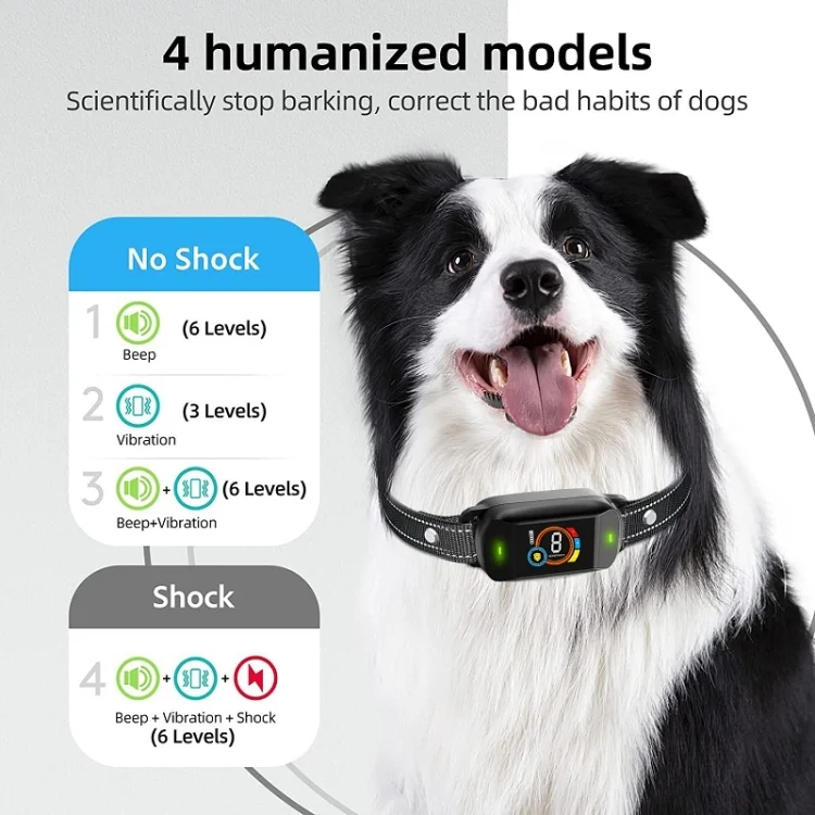 TBD06039468_B5.webp Color Screen Bark Stopper Rechargeable Waterproof Smart Dog Trainer - Image 6