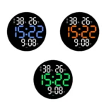 10-Inch Led Digital Wall Clock 2-Color Large Screen Electronic Clock With Temperature Display - Image 2