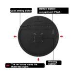 10-Inch Led Digital Wall Clock 2-Color Large Screen Electronic Clock With Temperature Display - Image 4