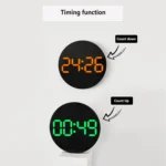 10-Inch Led Digital Wall Clock 2-Color Large Screen Electronic Clock With Temperature Display - Image 5