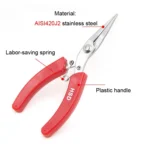 Stainless Steel Toothless Pointed Nose Plier Pointed Nose Plier - Image 3