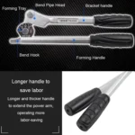 Manual Stainless Steel Pipe Iron Tube Bender Air Conditioner Copper Pipe Aluminum Pipe Bender - Image 5