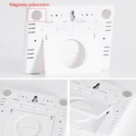 Magnetic LCD Digital Aalarm Clock Large Screen With Temperature Humidity Display - Image 7