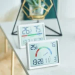 Magnetic LCD Digital Aalarm Clock Large Screen With Temperature Humidity Display - Image 8