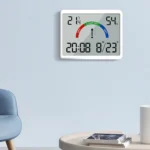 Magnetic LCD Digital Aalarm Clock Large Screen With Temperature Humidity Display - Image 9