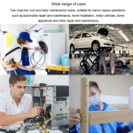 Portable Short Handle Phillips And Straight 2 In 1 Screwdriver With Magnetism - Image 5