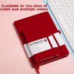 A5 PU Leather Notebook Business Notepad 96 Sheets Inner Pages - Image 4