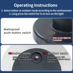 Outdoor Bar Dining Bar Atmosphere Solar Night Light Desktop Table Lamp - Image 7