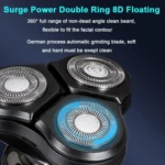 3-in-1 Multifunctional Razor Electric Shaver Nose Hair Sideburn Trimmer - Image 4