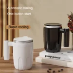 Automatic Stainless Steel Stirring Cup Portable Coffee Mug Magnetic Mug - Image 3