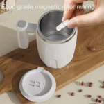 Automatic Stainless Steel Stirring Cup Portable Coffee Mug Magnetic Mug - Image 5