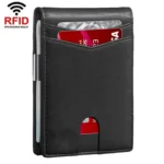 RFID Anti-Magnetic And Anti-Theft Leather Multi-Card Credit Card Wallet Coin Purse