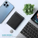 RFID Anti-Magnetic And Anti-Theft Leather Multi-Card Credit Card Wallet Coin Purse - Image 3