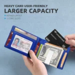 RFID Anti-Magnetic And Anti-Theft Leather Multi-Card Credit Card Wallet Coin Purse - Image 4