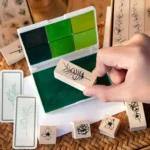 Handbook Seal Holly Wood Rubber Stamp Set - Image 5