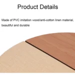 G218B Wooden Living Room Digital Display Clock Home Decoration Wall Clock - Image 6