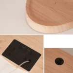 G236 LED Digital Display Flower Shape Living Room Wall Clock - Image 6