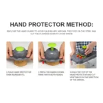 22 in 1 Multifunctional Food Chopper Grater Onion Dicer Veggie Cutter with 13 Stainless Steel Blades - Image 12