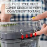 22 in 1 Multifunctional Food Chopper Grater Onion Dicer Veggie Cutter with 13 Stainless Steel Blades - Image 9