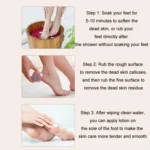 2 In 1 Hair Removal Foot Grinder Foot Peeling Pedicure Tool Epilator - Image 9