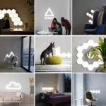 RGB Symphony Hexagon Lights DIY Bedside Ambient Wall Lamp Smart Honeycomb Light - Image 10