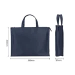 Deli Portable Briefcase Large Capacity Business Casual Portable Storage Document Bag - Image 2