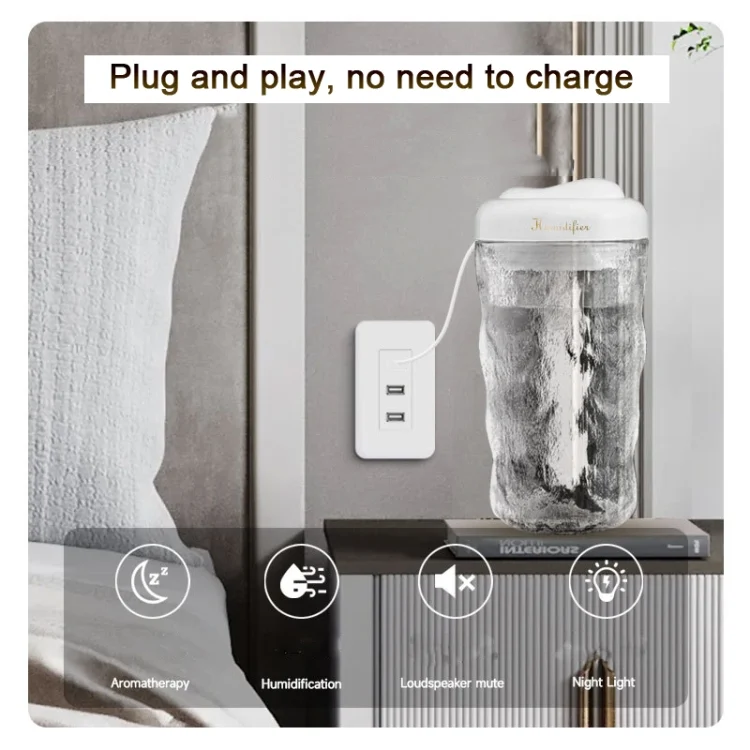 TBD06039703_B5.webp Iceberg Small Car Humidifier Atomization Mute Colorful Aromatherapy Machine - Image 6