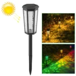Hexagonal Hollow Solar Ground Lawn Lamp LED Outdoor Waterproof Decorative Garden Light