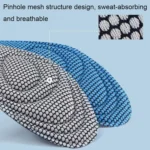 10pairs 5D Nano Antibacterial Deodorant Breathable Anti-Slip Massage Insole - Image 7