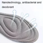 10pairs 5D Nano Antibacterial Deodorant Breathable Anti-Slip Massage Insole - Image 8