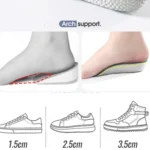 Insoles Light Weight Soft Elastic Arch Support Shoes Pads - Image 3