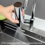 Multi-functional Flying Rain Waterfall Spout Connector Kitchen Faucet Splash Universal Swivel Bubbler - Image 3