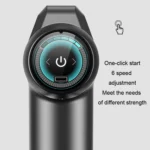 Konka 6 Speed Intelligent Fascia Gauge Muscle Relaxation Massager With 4 Massage Heads - Image 4