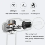 Konka 6 Speed Intelligent Fascia Gauge Muscle Relaxation Massager With 4 Massage Heads - Image 5