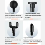 Konka 6 Speed Intelligent Fascia Gauge Muscle Relaxation Massager With 4 Massage Heads - Image 6