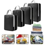 8 In 1 Compression Packing Cubes Expandable Travel Bags Luggage Organizer - Image 2