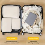 8 In 1 Compression Packing Cubes Expandable Travel Bags Luggage Organizer - Image 5