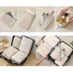 8 In 1 Compression Packing Cubes Expandable Travel Bags Luggage Organizer - Image 8